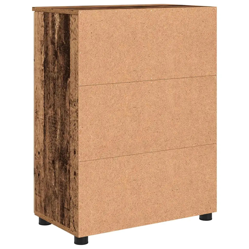 Mobile da Bagno con archiviazione Legno vecchio 60 x 35 x 80 cm