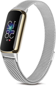 Cinturino magnetico in acciaio inossidabile per orologio fitness Fitbit Luxe