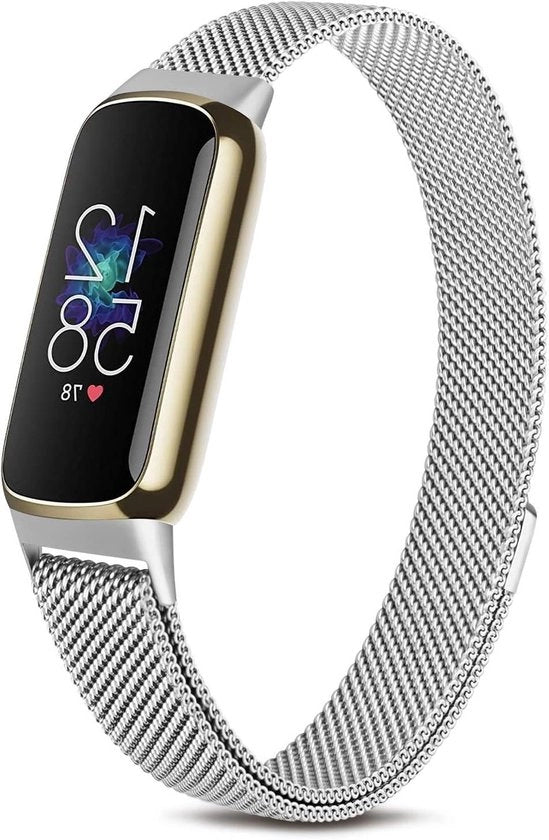 Cinturino magnetico in acciaio inossidabile per orologio fitness Fitbit Luxe