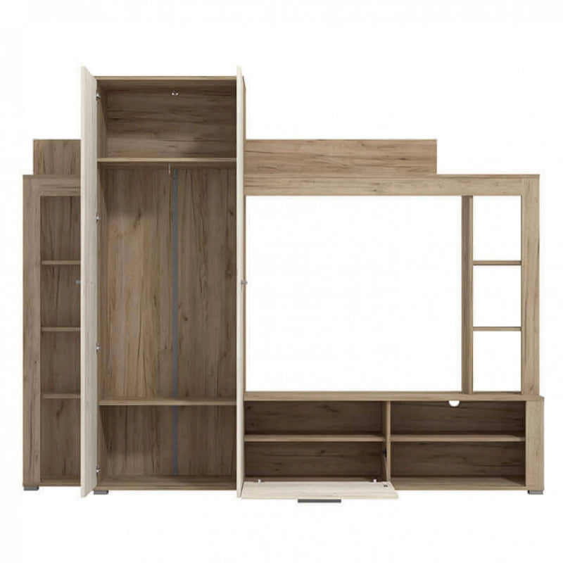 11008878 SOGGIORNO TALIN ROVERE GRIGIO E ROVERE BIANCO