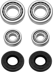 Set di cuscinetti per ruote 2 set - 30203/30205 - Cuscinetto di supporto - Gomma - Atdichtring 25x52x7mm - Compatibile con ALKO AS - Nero - Gomma - Set di cuscinetti