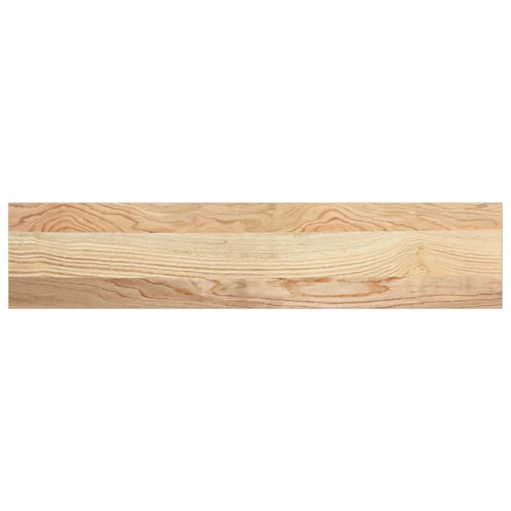Davanzali 2 pz Non Trattati 70x15x2 cm Legno Massello di Rovere 4009085