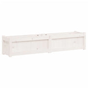 Fioriera rialzata per piante fiori terrazza giardino 150 x 31 x 31 cm legno massello di pino bianco 02_0037428