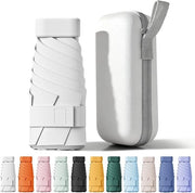 Ombrellino pieghevole con protezione UV - Mini ombrello - Leggero - Compattato - Portatile - Ideale per viaggi - Ombrello da tasca