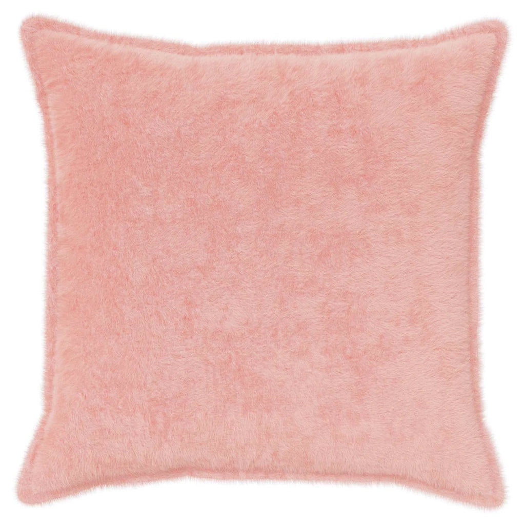 Federa 6 pcs HOUTEN Rosa 80 x 80 cm Pelliccia di Coniglio Finta 921830