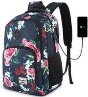 Borsa per Donna, Borsa per Ragazze Scuola con Tasca per Laptop per Viaggi Università Campeggio