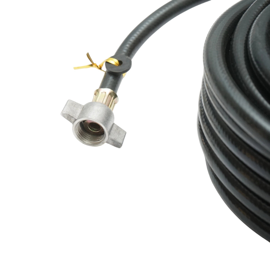 Tubo flessibile per compressore d'aria 12m PVC 6x11mm con connettori per gonfiaggio pneumatici