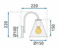 Lampada Forest APP933-1W White