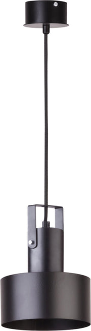 Lampada a sospensione moderna nera Rif Plus E27 15W Sigma