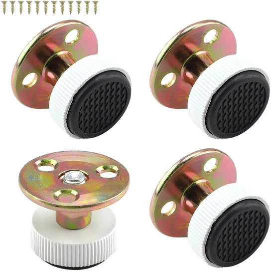 4 pezzi di piedini per mobili, regolabili in altezza, 29 mm - 42 mm, piedini per mobili regolabili, fissaggio a vite, piedini regolabili, robusti e affidabili, per tavoli, armadi, attrezzature meccaniche
