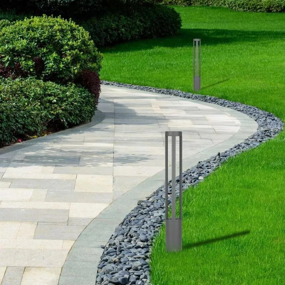 Paletto giardino LED 10W V-TAC IP65 grigio 80cm 3000K