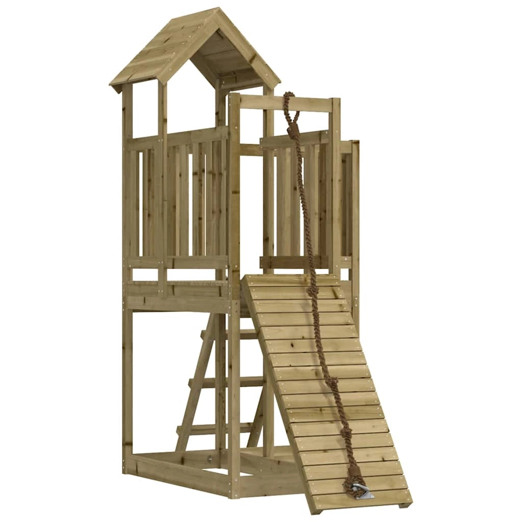 Casetta con Arrampicata in Legno di Pino Impregnatocod mxl 101774