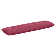 Cuscino per Schiena | Cuscino dorsale Rosso Vino 180 x 50 cm Tessuto in Cords