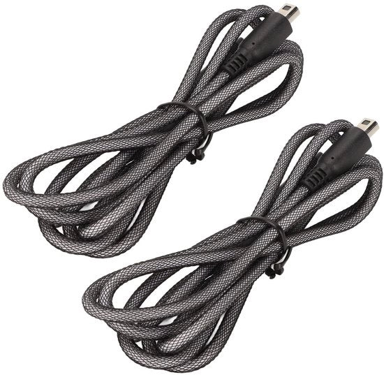 Cavo di ricarica 3DS - Cavo USB di ricarica - Duraturo - 4,9 ft - 2 pezzi - Adatto per 2DS 3DS 3DS XL New 3DS New 2DSXL