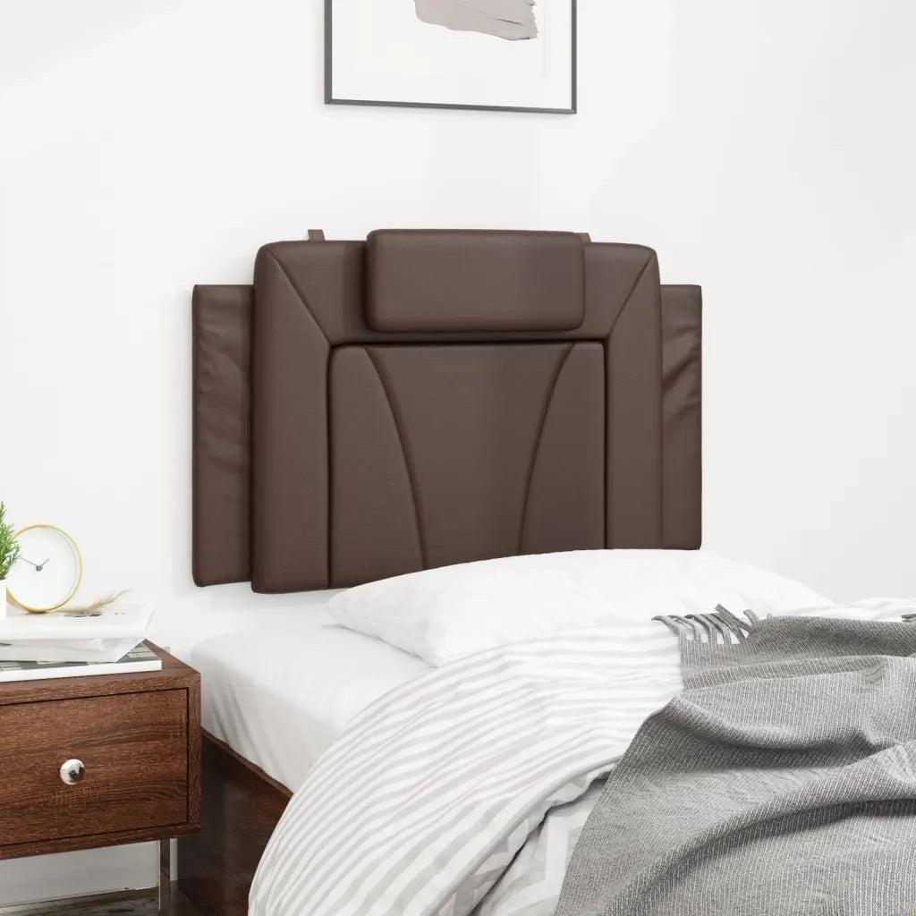 Cuscino Testiera Marrone 80 cm in Similpellecod mxl 88063