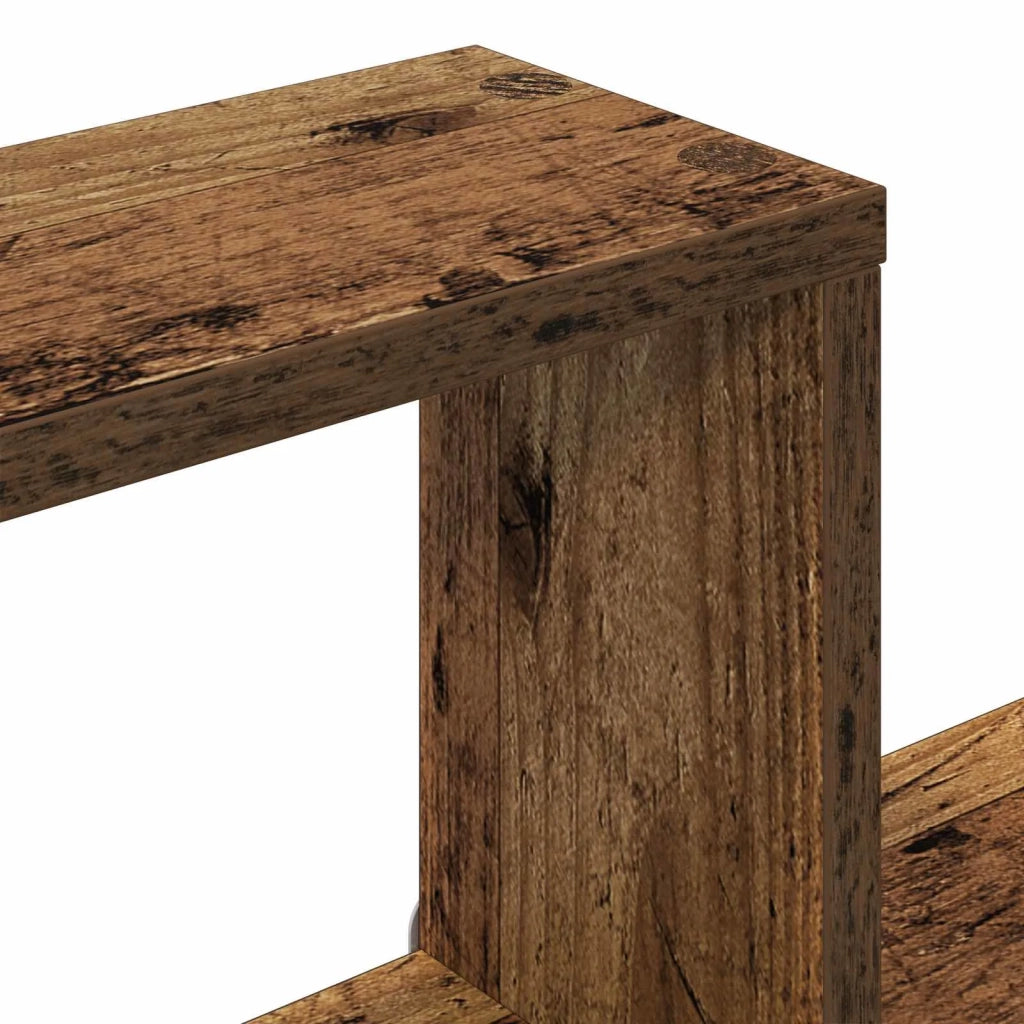 Scaffale da parete Legno antico 120 x 20 x 136 cm 8012162