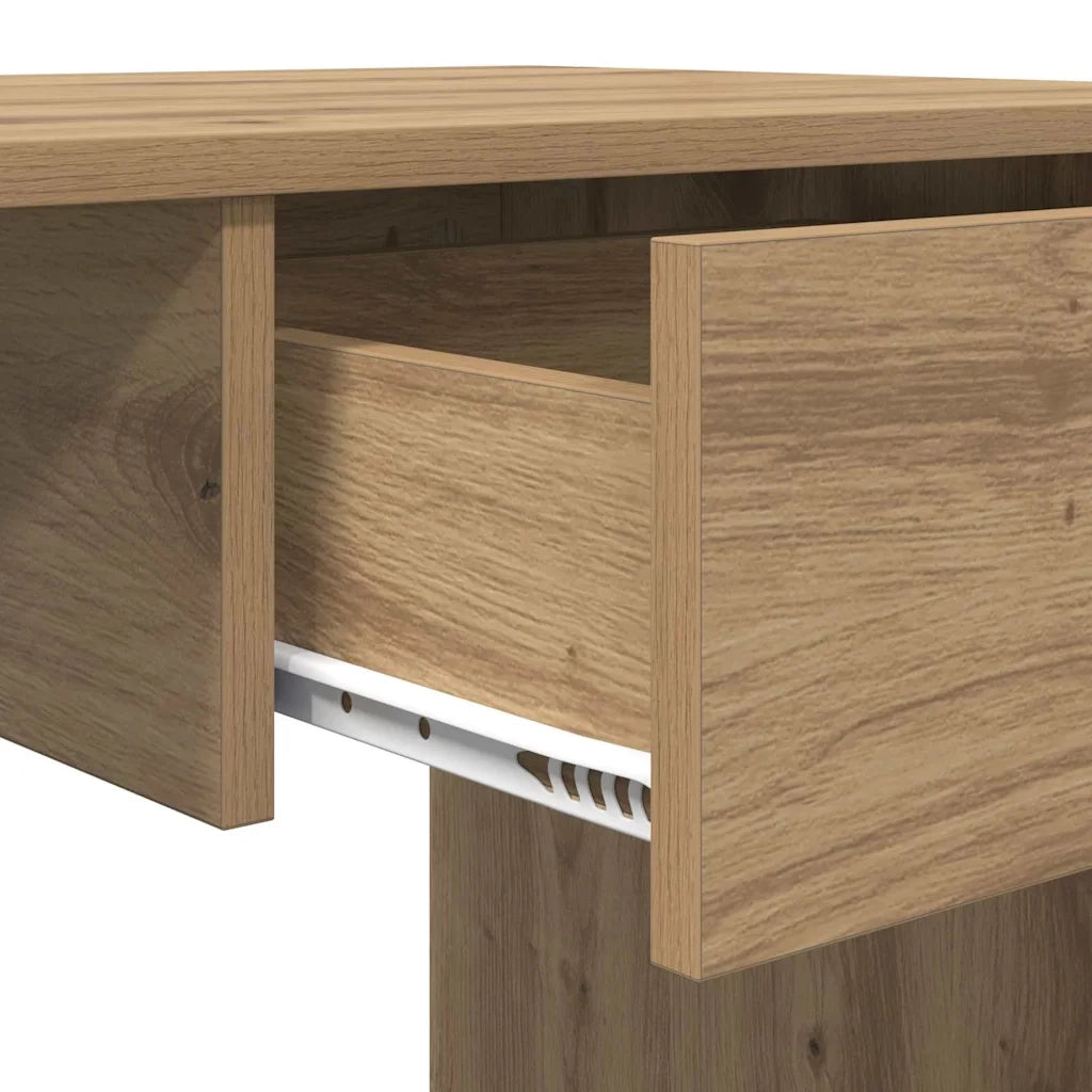 vidaXL Scrivania rovere artigianale 100 x 50 x 76 cm Legno multistrato