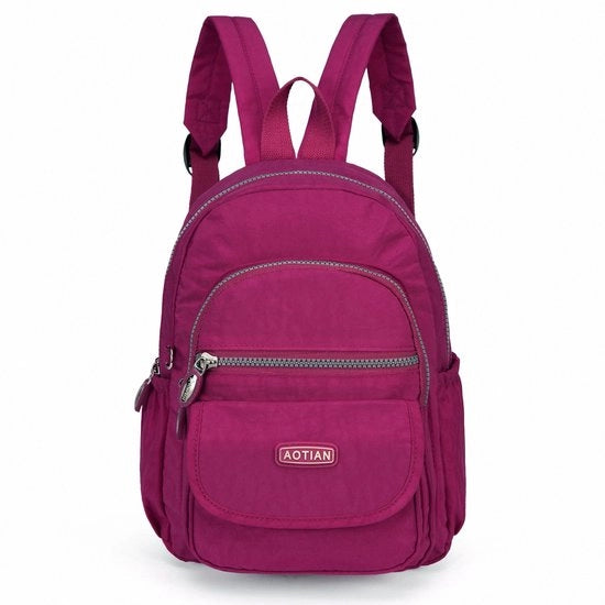 Borsa da Spalla Mini per Ragazze e Donne Leggera Piccola Borsa da Giorno 7 Litri Rosa