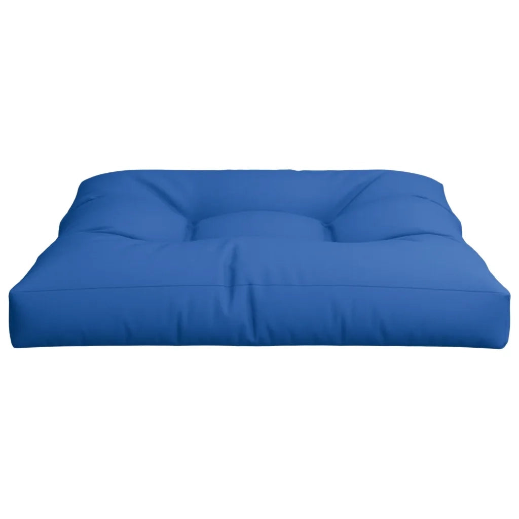 Cuscino per pallet | Cuscini per sedie Blu Reale 70x70x12 cm in Tessuto