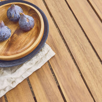 Salotto da giardino 5 posti in legno di acacia, grigio