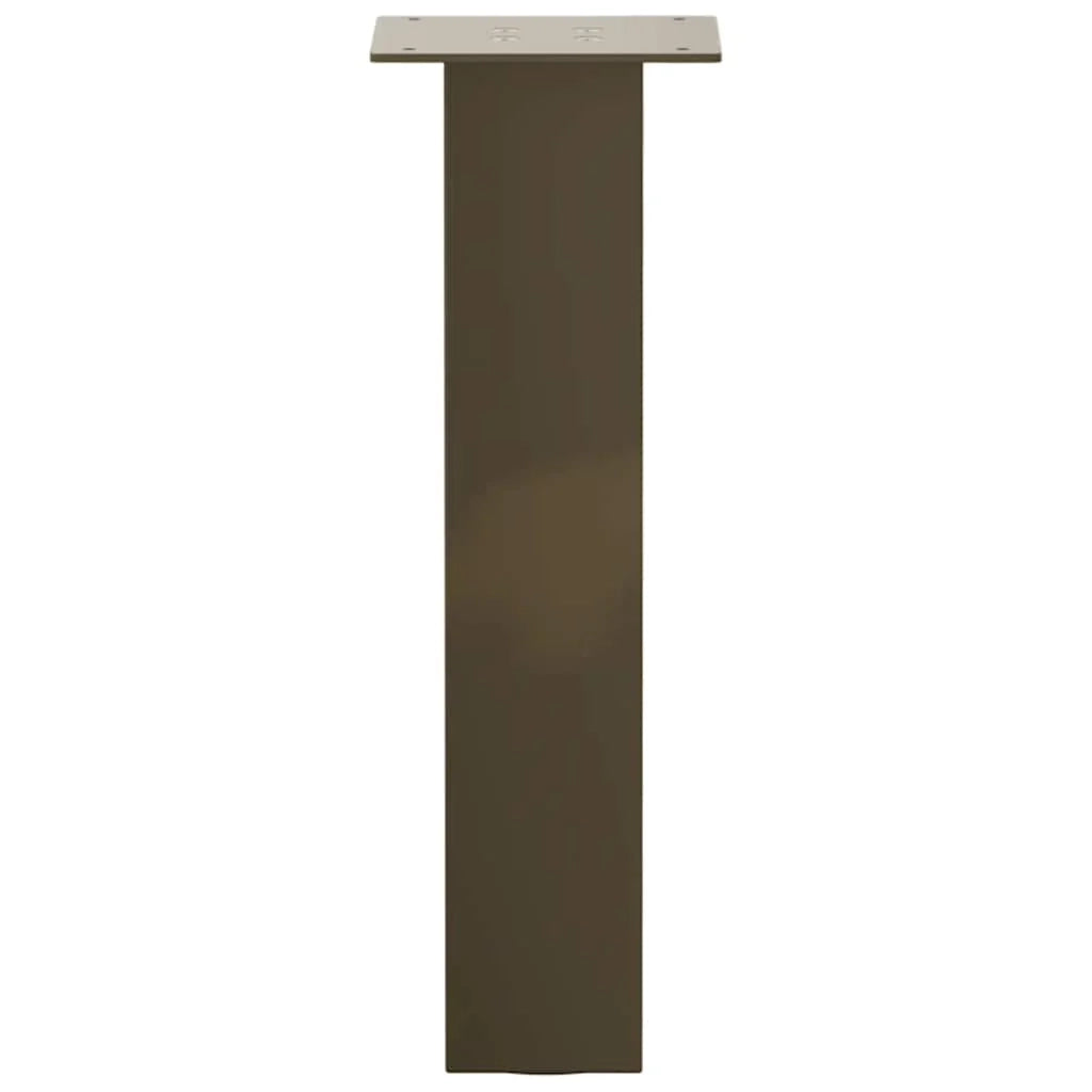 Set di 4 gambe pratiche per tavolino da caffè da 30 cm in acciaio naturale verniciato a polvere 02_0056796