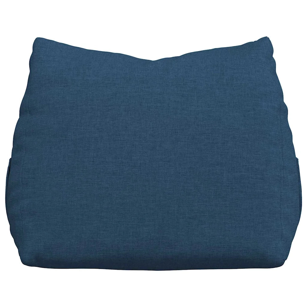 Cuscino per Schiena Blu 45 x 20 x 35 cm Tessuto 42015010