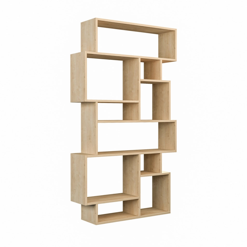 Libreria in legno "Karmato" - 96 x 25 x 168 cm - Rovere Sonoma