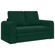Divano letto | Sof¨¤ letto | Letto singolo Verde Scuro 148 x 71 x 83 cm Velluto