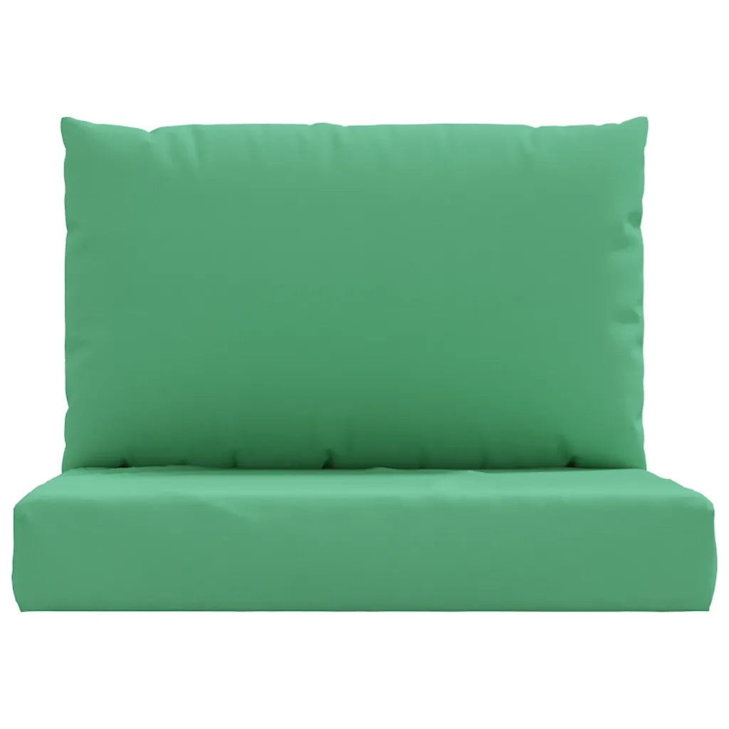 Cuscini per Pallet 2 pz Verdi in Tessuto Oxford 315057