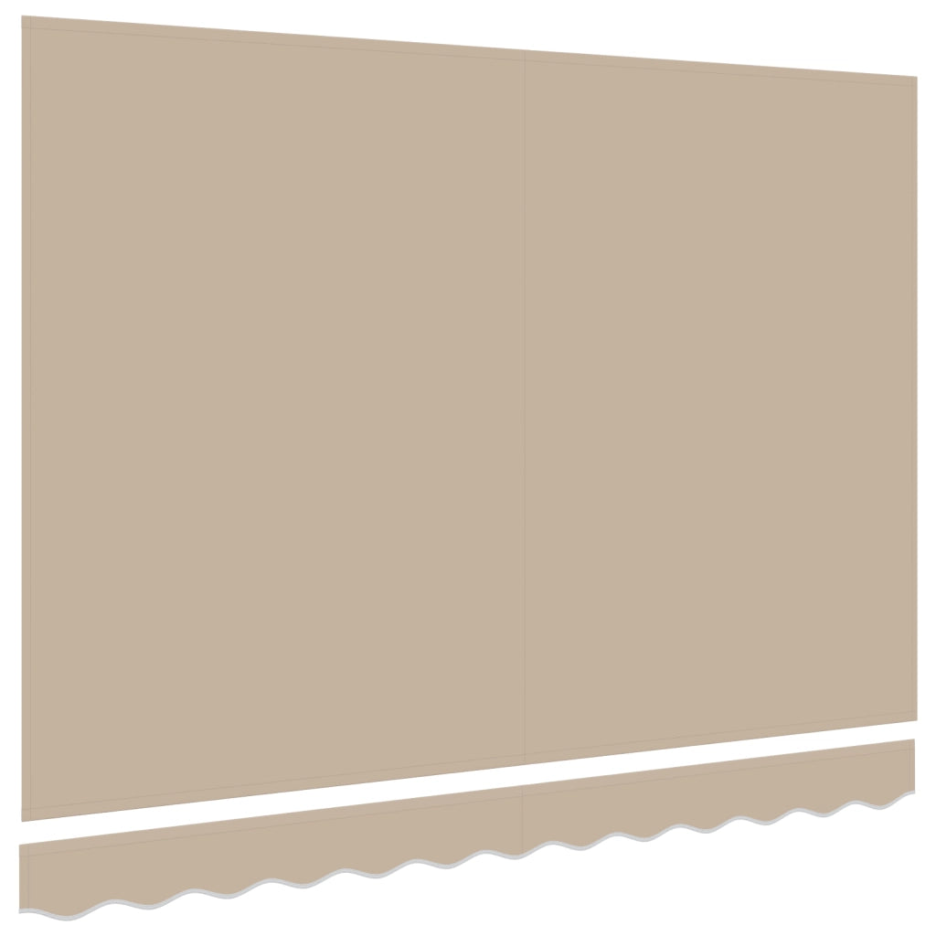 Tessuto di Ricambio per Tenda da Sole per Telaio 3.5x2 m Beige