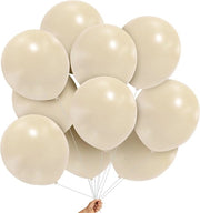 Balloni da Parete in Beige 18 Pollici, Set da 10, Ideali per Feste di Compleanno e Matrimoni
