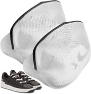 Sacchetto per lavatrice per scarpe - Sacchetto lavabile - Doppia lastra di cotone - Dimensioni universali 24x24x40 cm - Protezione per scarpe - Materiale robusto in poliestere - Sacchetto per lavatrice