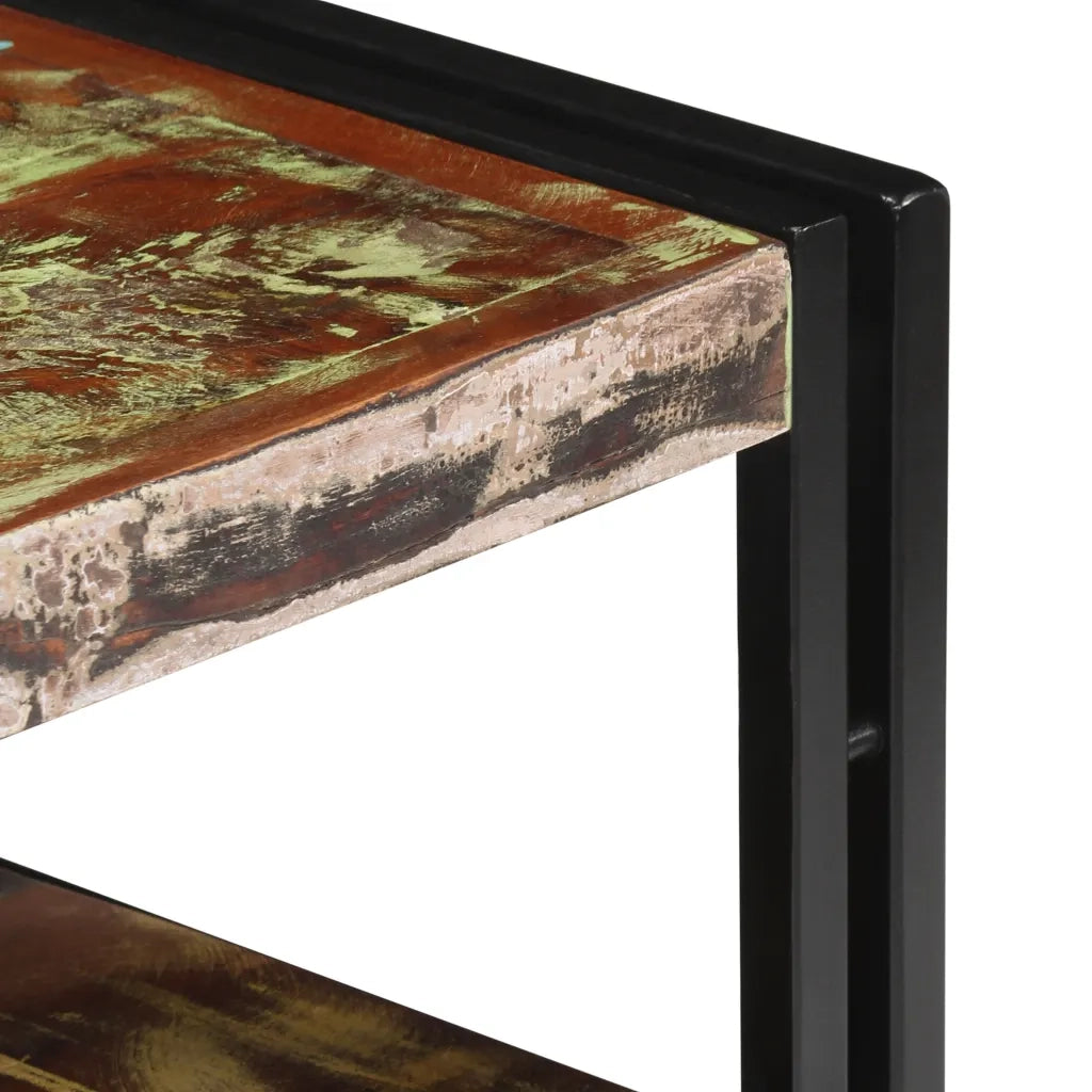 Mobile Porta TV in Legno Massello di Recupero 120x30x40 cm 244844