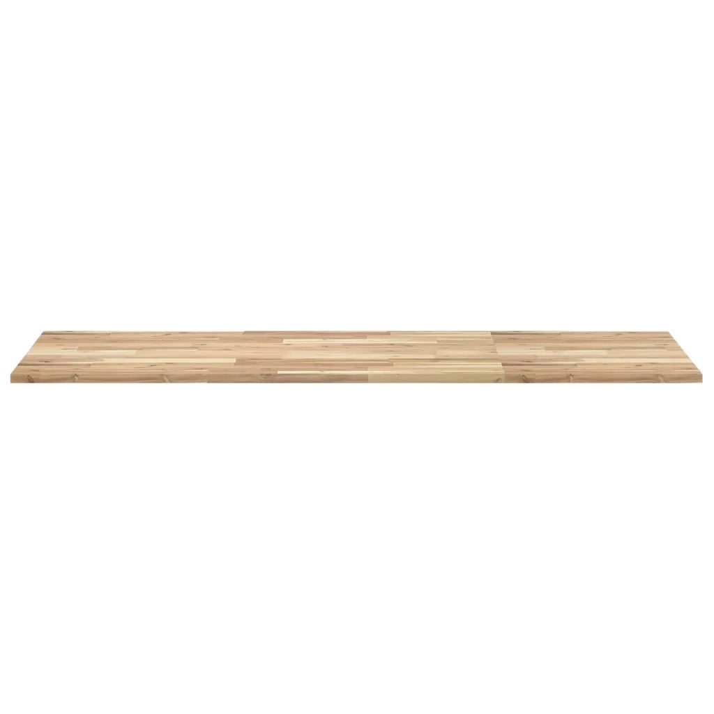 vidaXL Piano da Bagno Non Trattato 120x60x2cm Legno Massello di Acacia