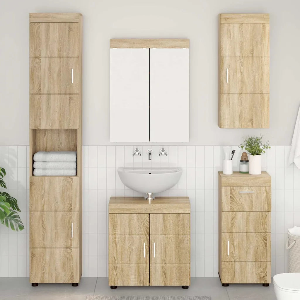 Armadio da bagno a muro TULUM Rovere Sonoma 37 x 24,5 x 86 cm