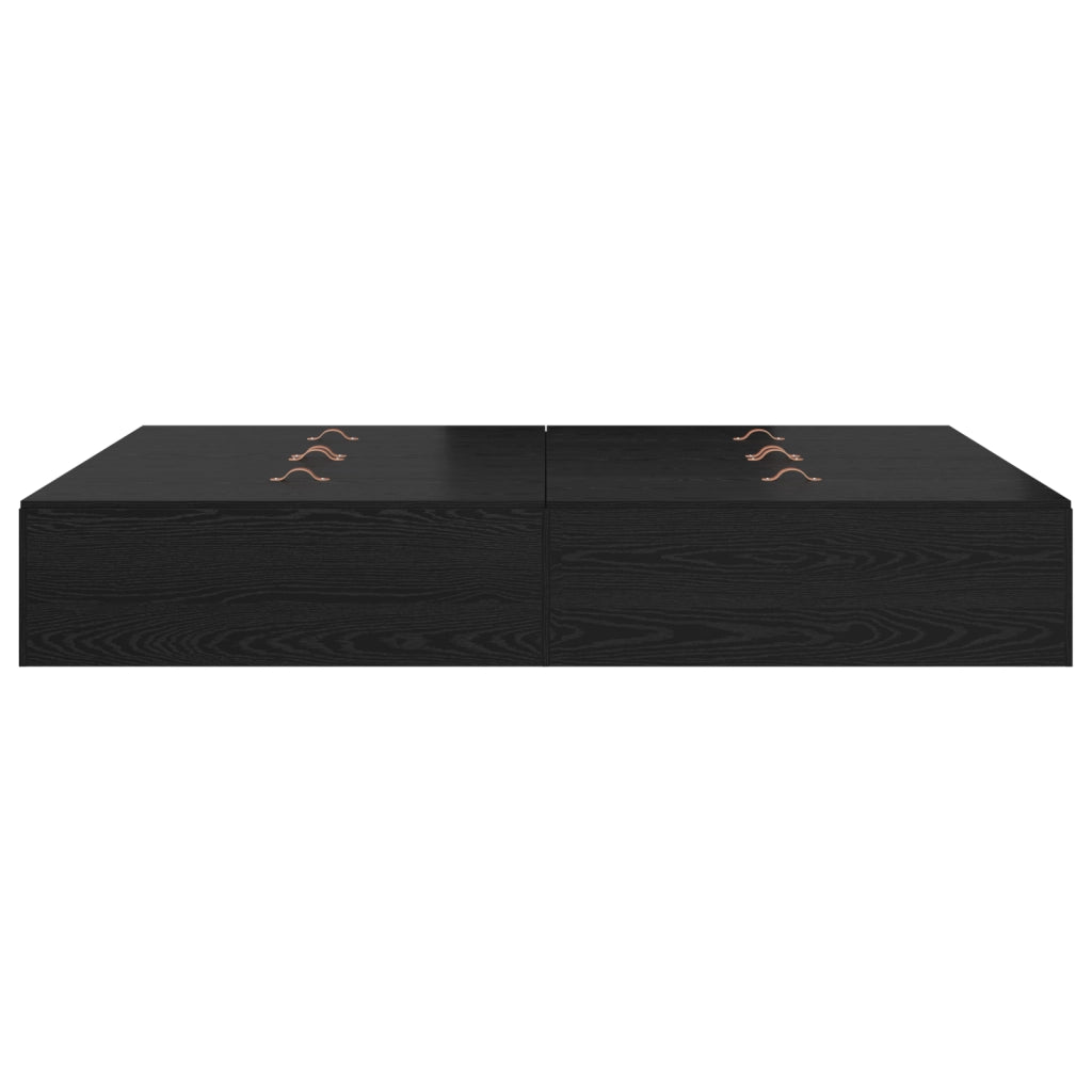 Struttura Letto con Contenitore Quercia Nera 150x200 cm