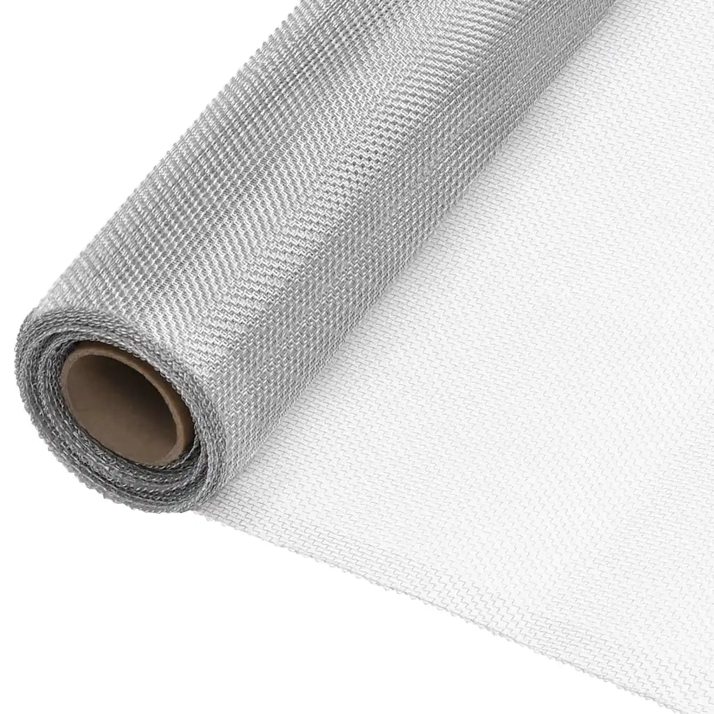 Zanzariera in Alluminio 112x1000 cm Argento 150853