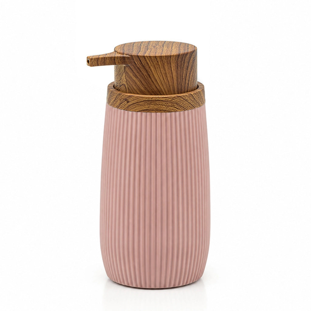 Dispenser sapone liquido rosa cipria Blob