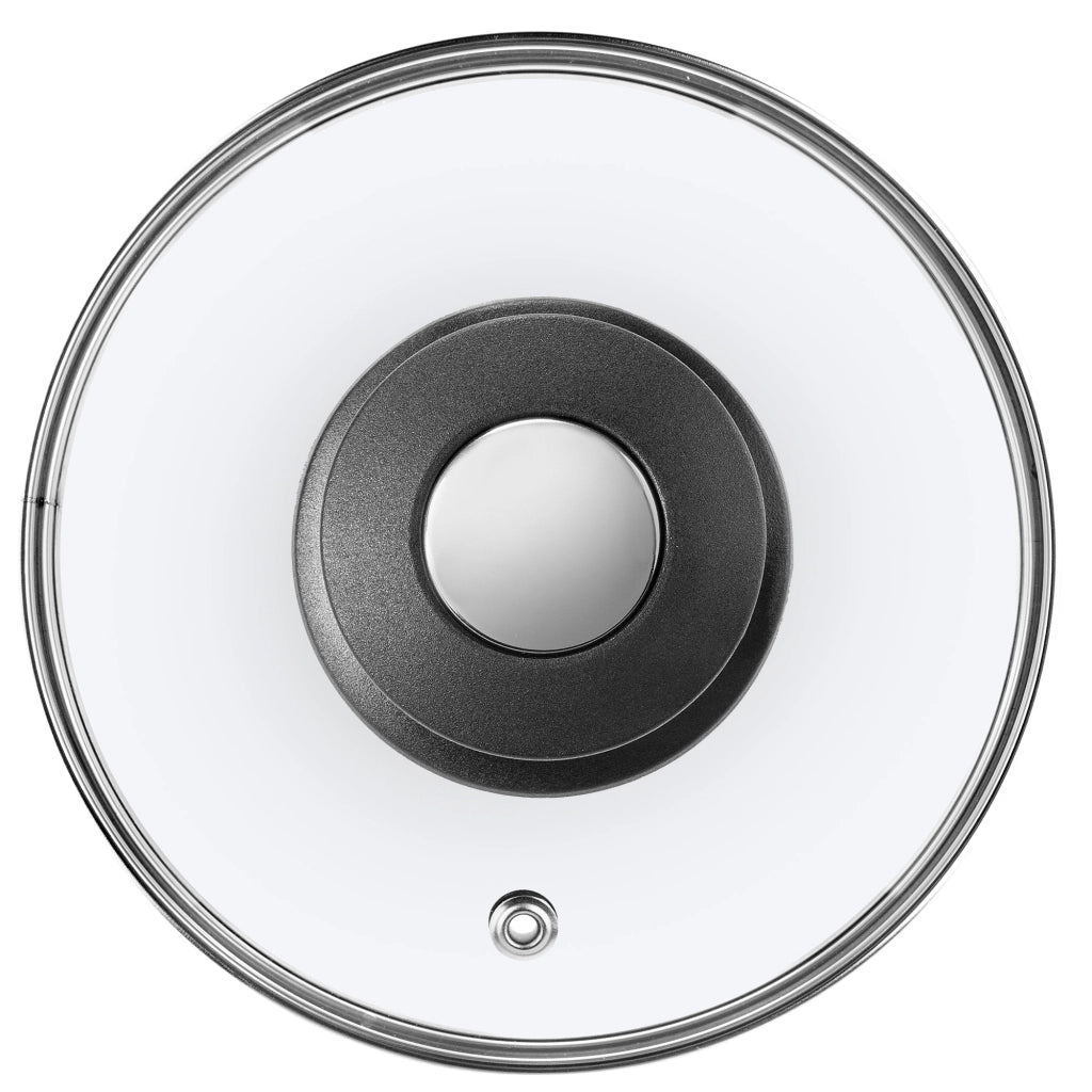 Coperchio in vetro KADAX da 18 cm, universale, resistente al calore, per pentole e padelle.