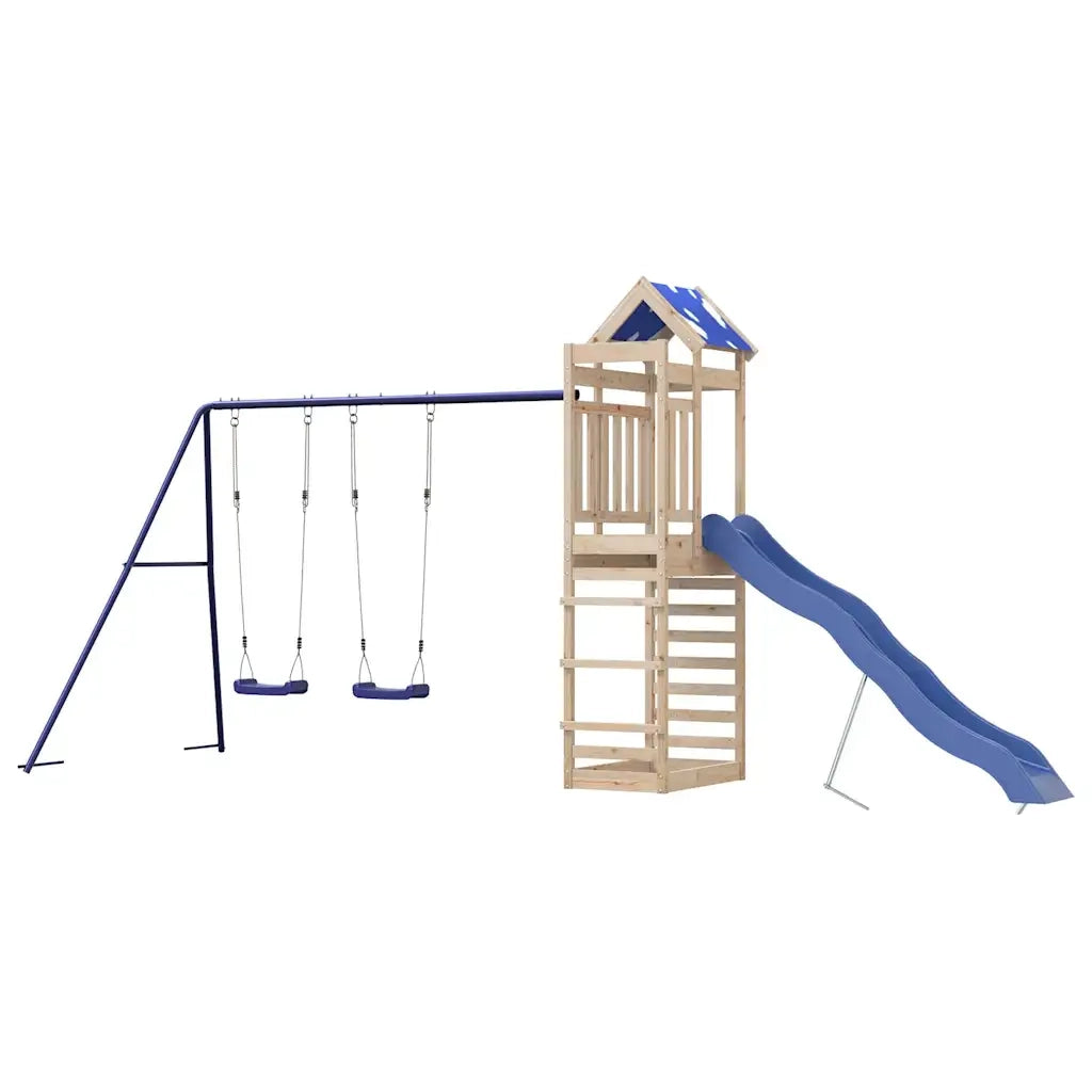 Set da Gioco da Esterno in Legno Massello di Pino 3279166