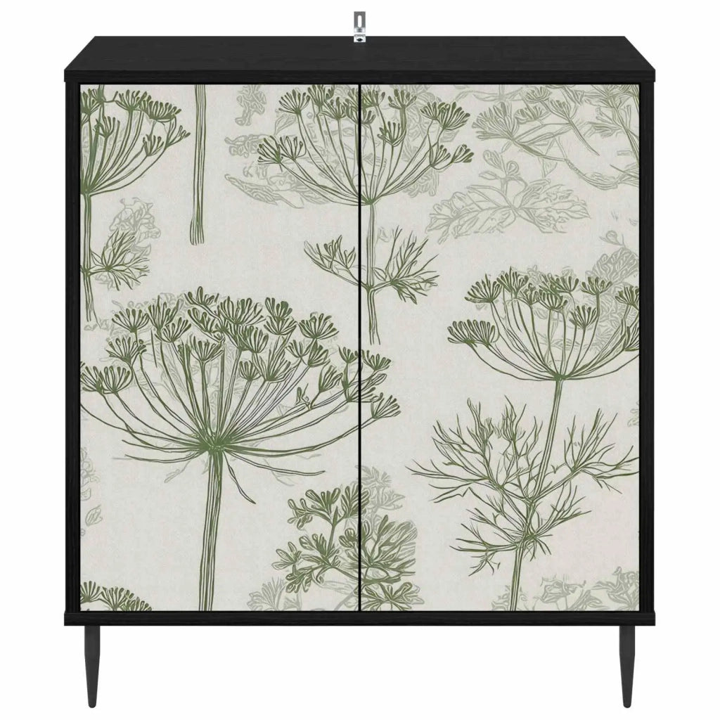 Credenza GOTHA Rovere Nero 69 x 33 x 76 cm Legno ingegnerizzato 8006948