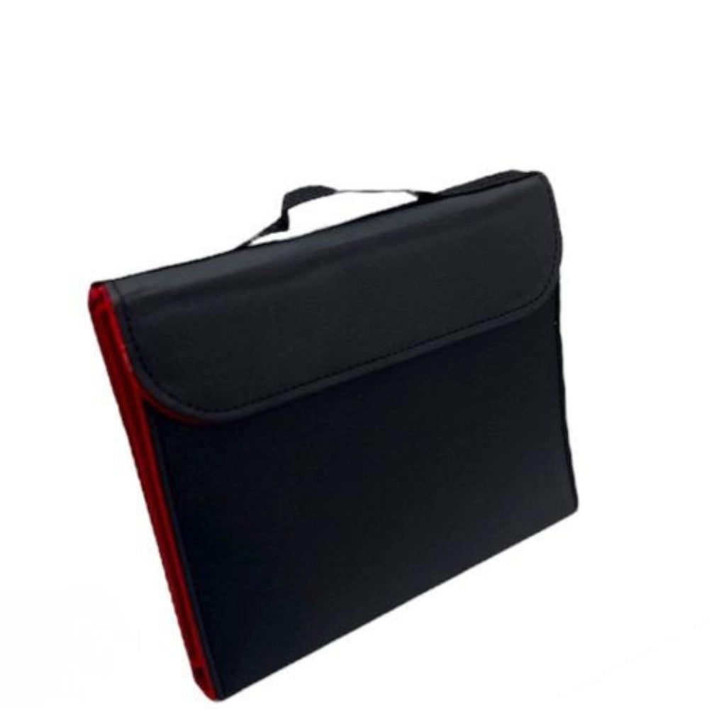 Trade Shop - Custodia Porta Orologi Da Viaggio 25x21x3 Cm Organizer Multi Slot Con Chiusura -