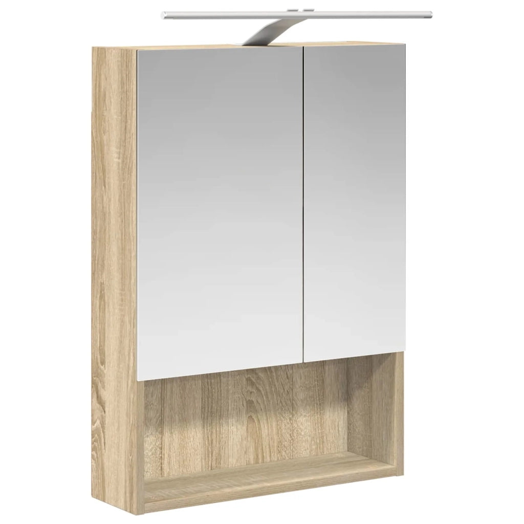Set di mobili per il bagno 5 pcs Rovere Sonoma 3406801