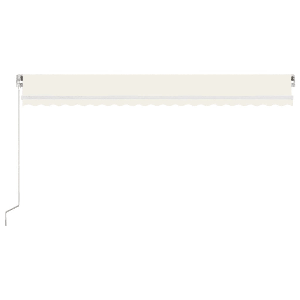 Tenda da Sole Retrattile Manuale 500x300 cm Crema 3068937