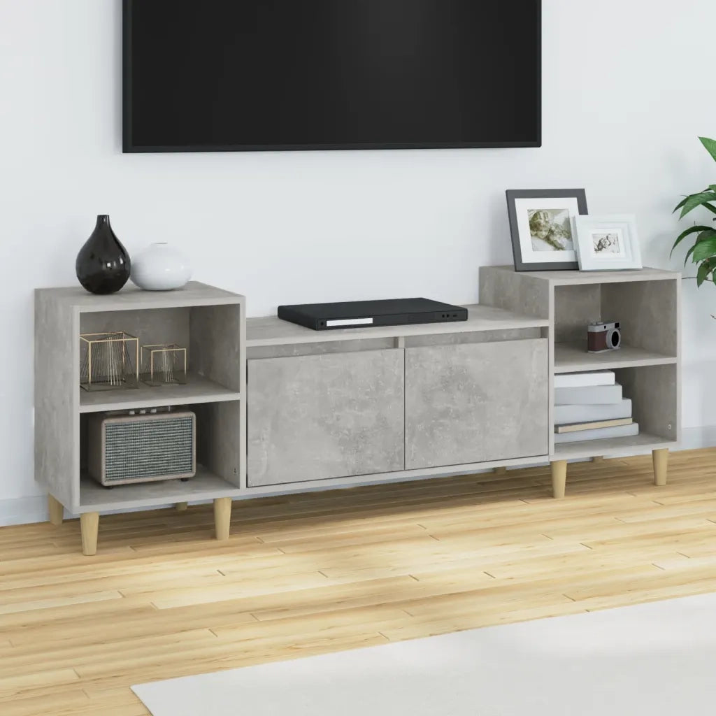 Mobile per TV | Armadietto TV | Mobile Porta TV Grigio Cemento 160x35x55 cm Legno Multistrato