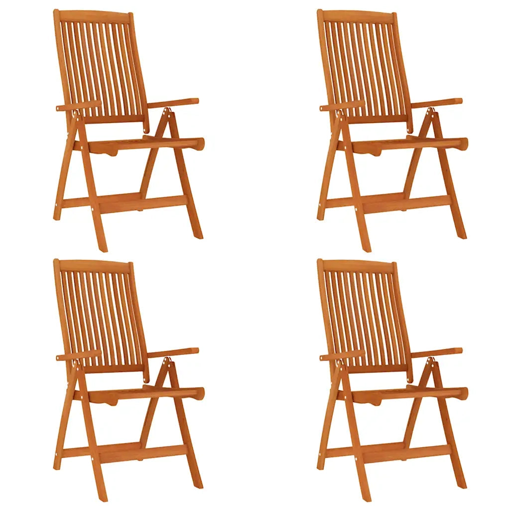Set da Pranzo per Giardino 5 pz in Legno Massello di Eucalipto cod mxl 43235