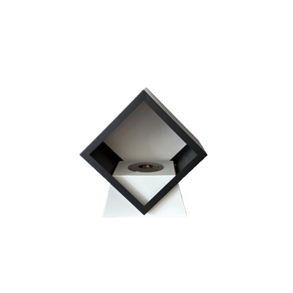 Camino a Bioetanolo da Tavolo 35,2x20x36,5 cm Vannini Rubik Nero