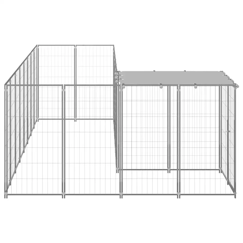 Gabbia per Cani Argento 6,05 mÂ² in Acciaio   cod mxl 44092