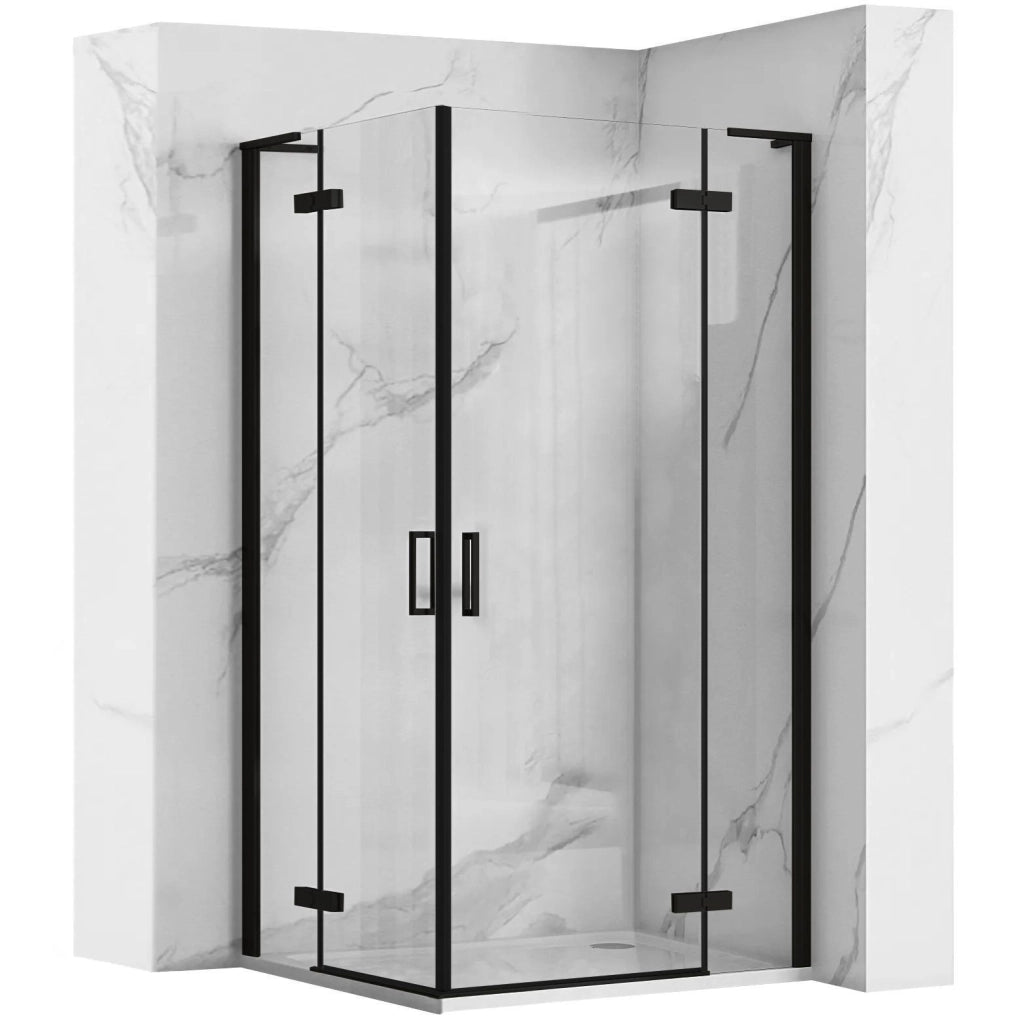 Cabina Doccia Rea Hugo Double Black 90x90