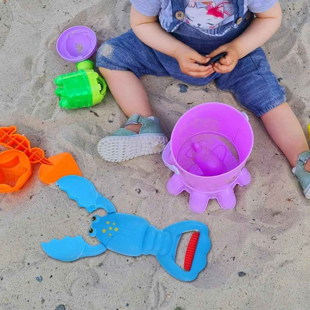 Trade Shop - Pinza Giocattolo Paletta Spiaggia Per Bambini Per Sabbia Neve A Forma Di Aragosta 620922a -